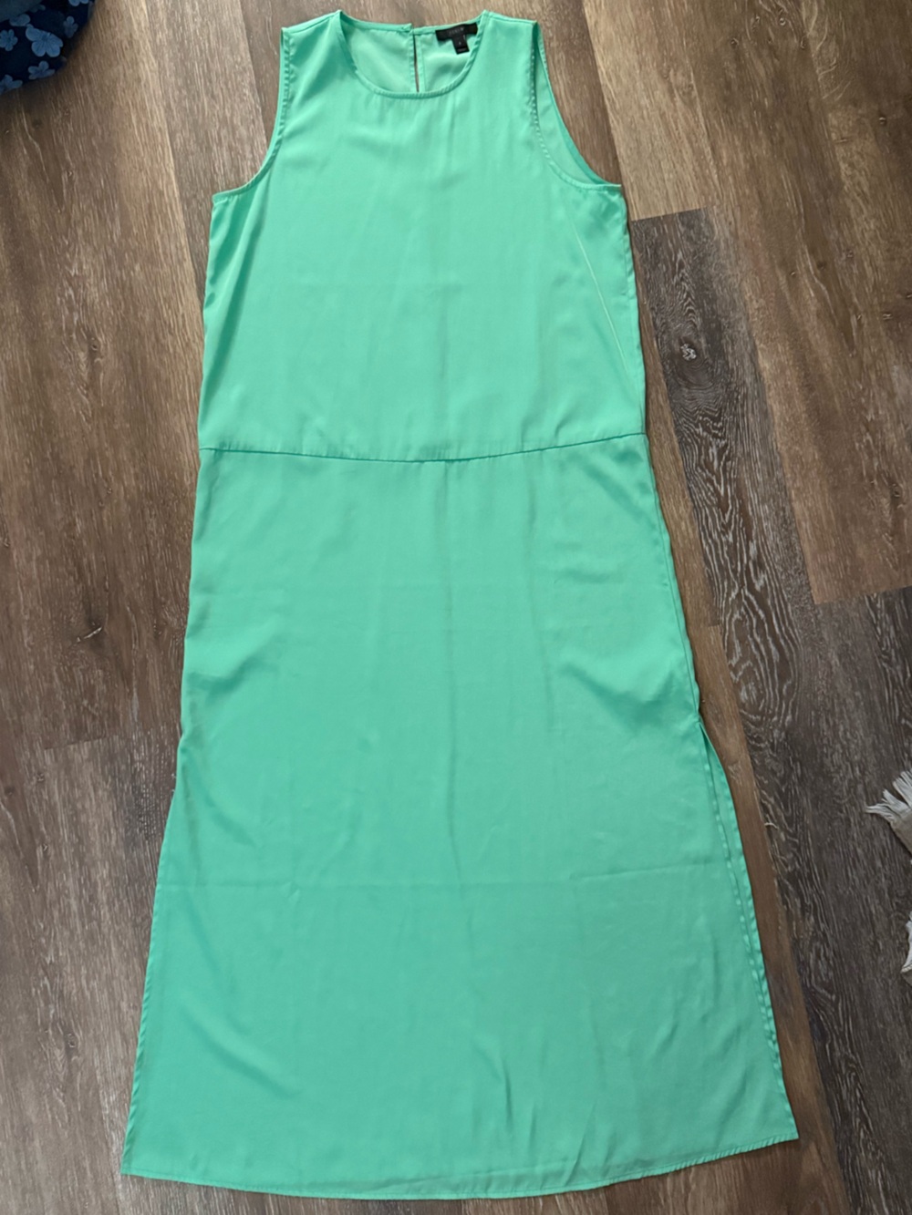 J. Crew Sleeveless Mint Maxi Dress